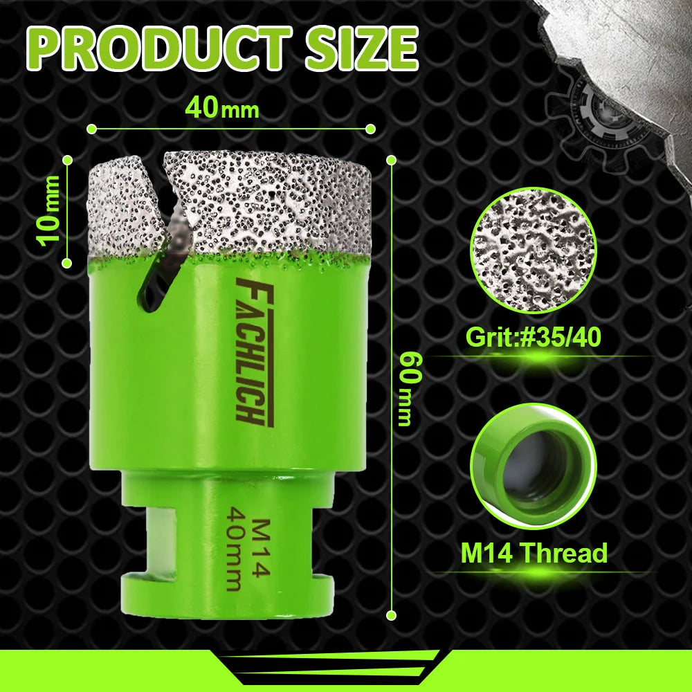 FACHLICH 1/2pcs Drilling Bits Core Bit Dia6-150mm Ceramic Tile