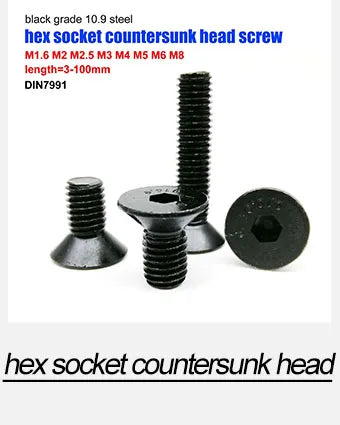 Total 400/650/1140/2100X M1.6 M2 M2.5 M3 M4 M5 304 Stainless Steel