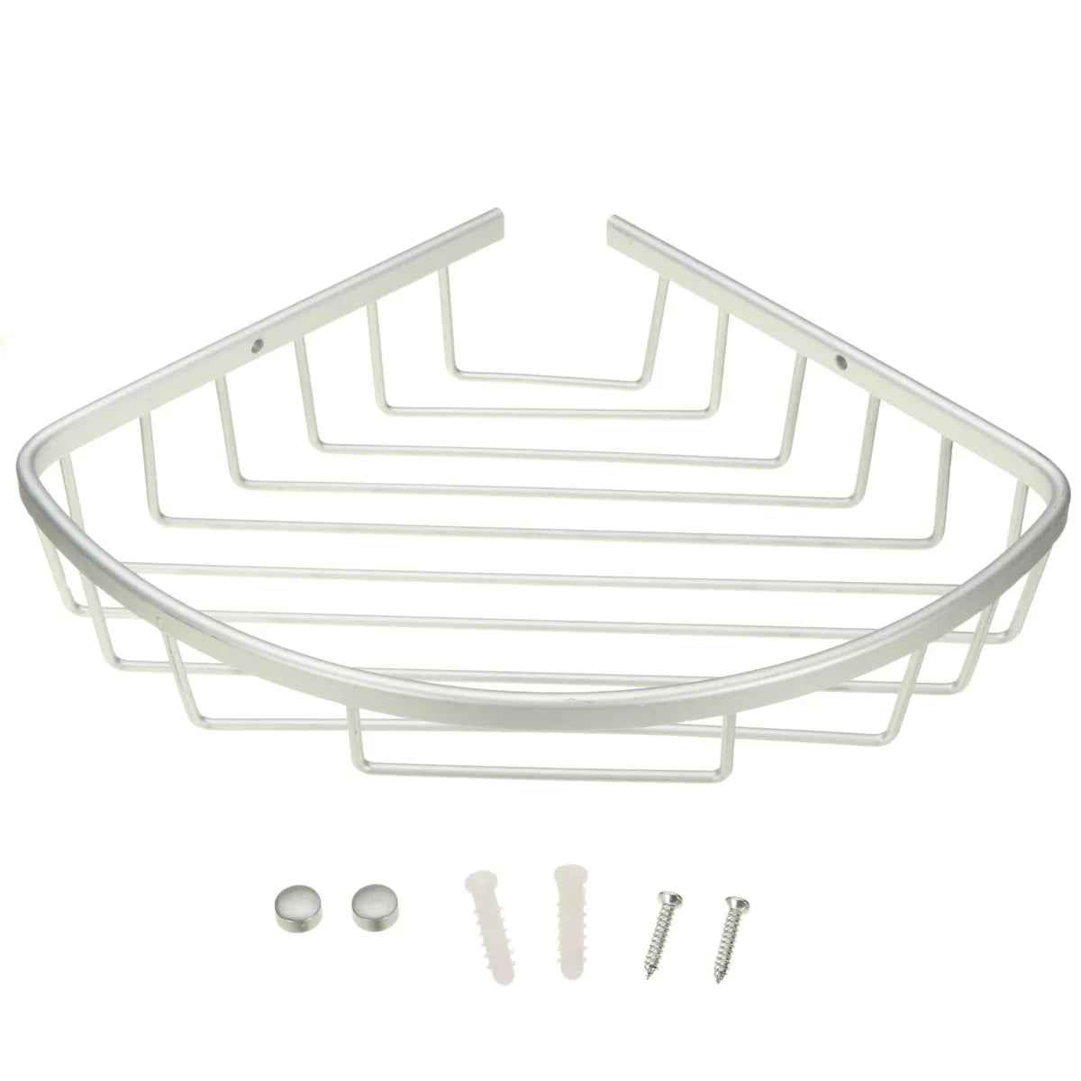 Bathroom Shelves Aluminum Shower Triangular Rack Storage Corner She
