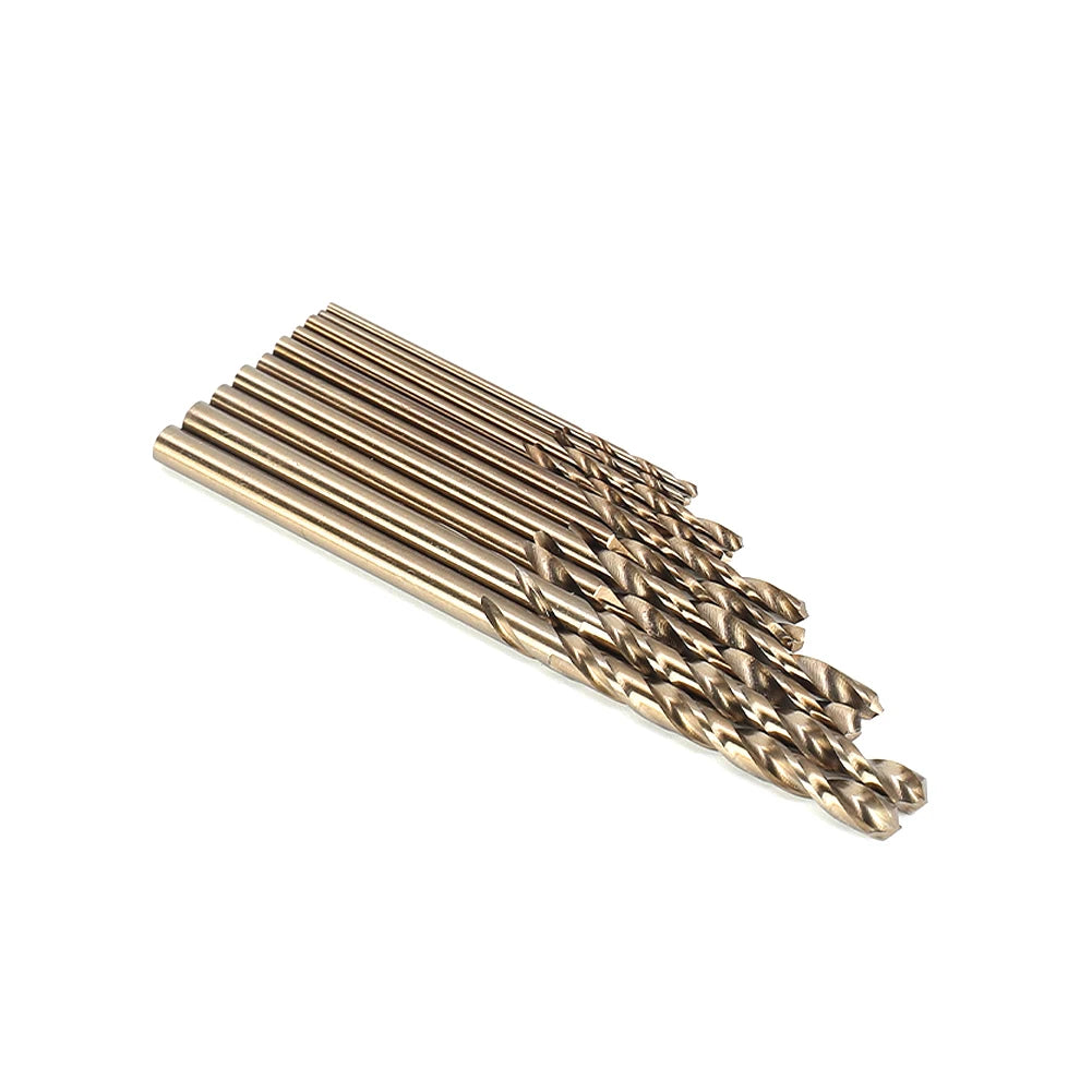 10pcs HSS M35 Cobalt Drill Bit 1mm 1.5mm 2mm 2.5mm 3mm Used For