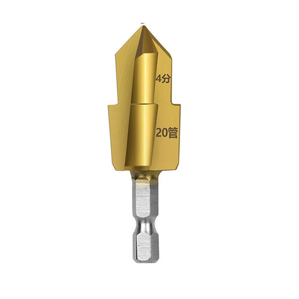 PPR Pipe Lifting Drill Bit — 20mm, 25mm & 32mm Titanium Step for Pl