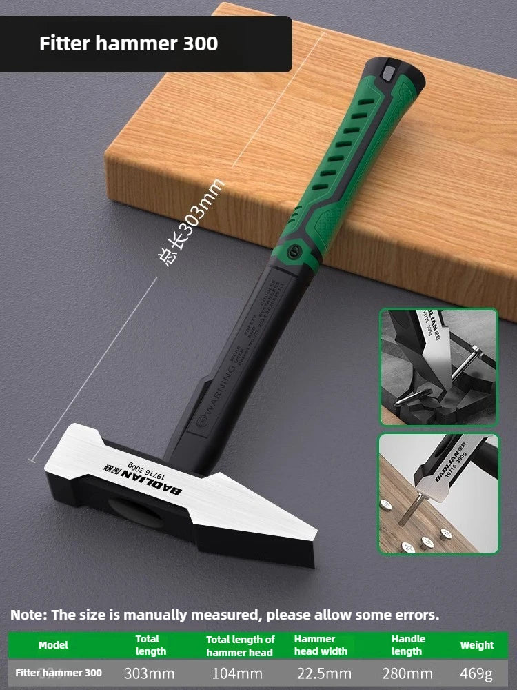 Hardware Tools, Building Decoration, Flat Head Hammer 200g