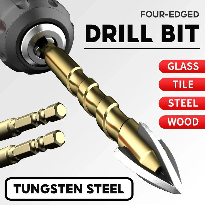 High Hardness Glass Four Edge Drilling 6mm Overlord Drill Tile Bit