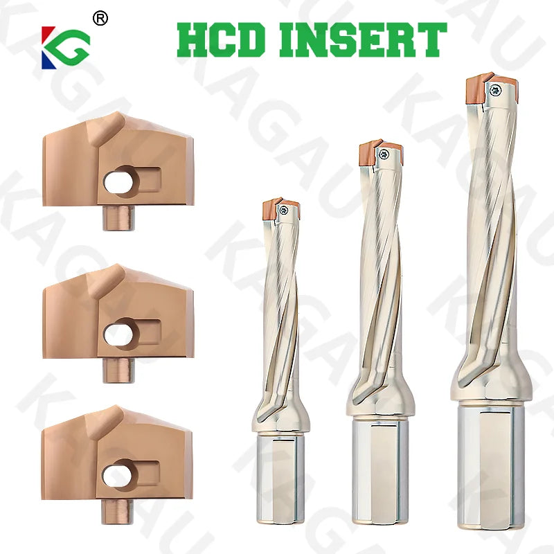 HCD Carbide Insert for JCD Crown Deep Hole Drill — 3D 5 - View 1