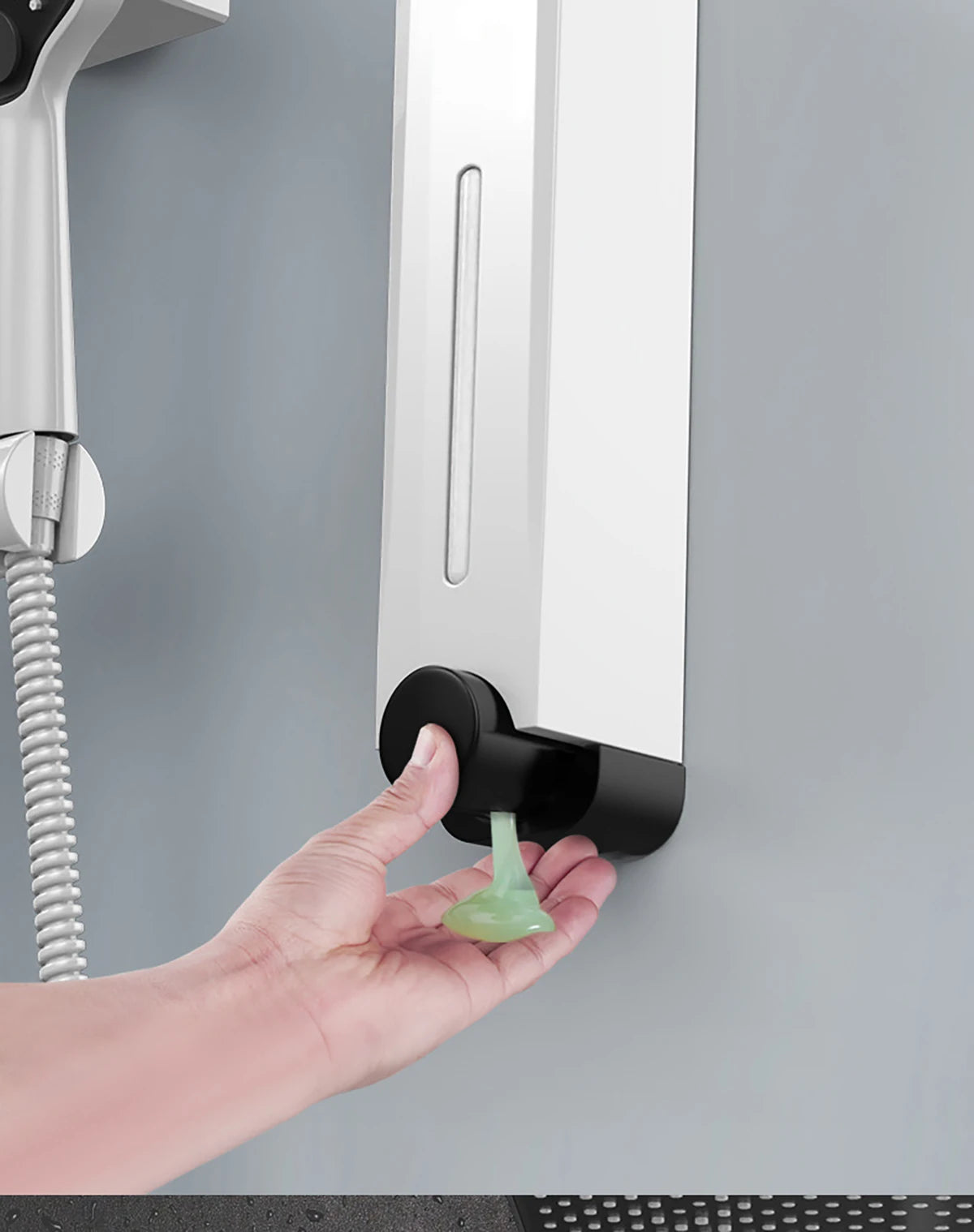 500ML soap dispenser wall mounted manual press soap box hand soap