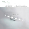 Modern LED Wall Light Bathroom Hardwares Wall Lamp Three Colors