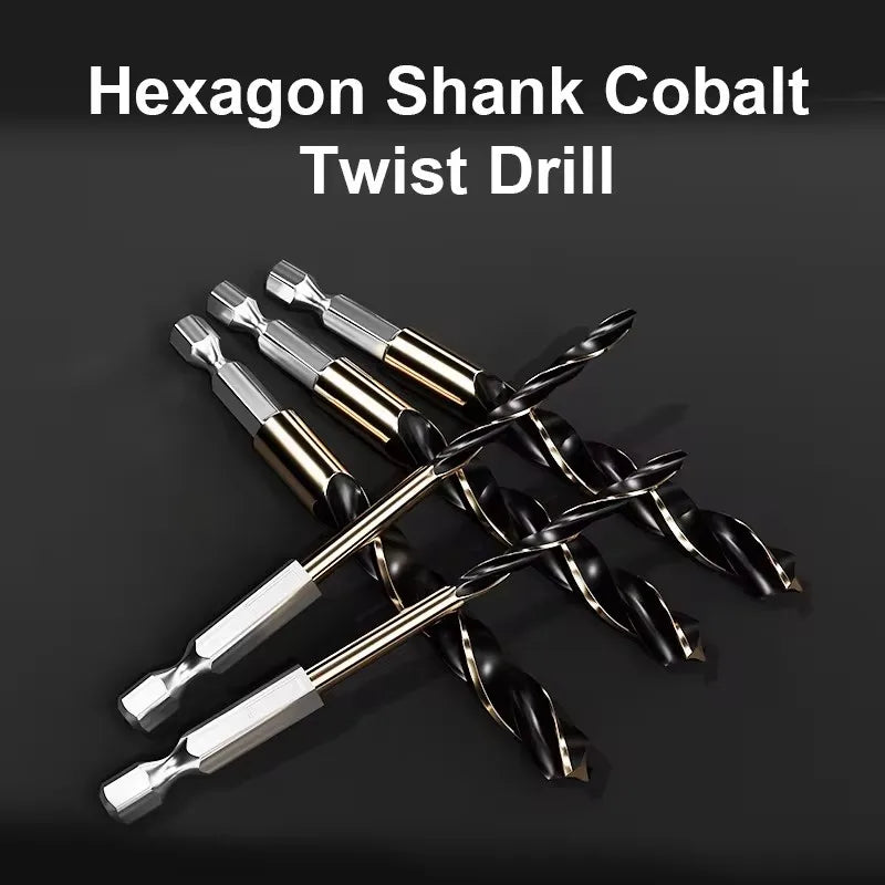 1.5-7.5mm Hex Shank Twist Drill Bit Wood Metal Hole Cutter Core