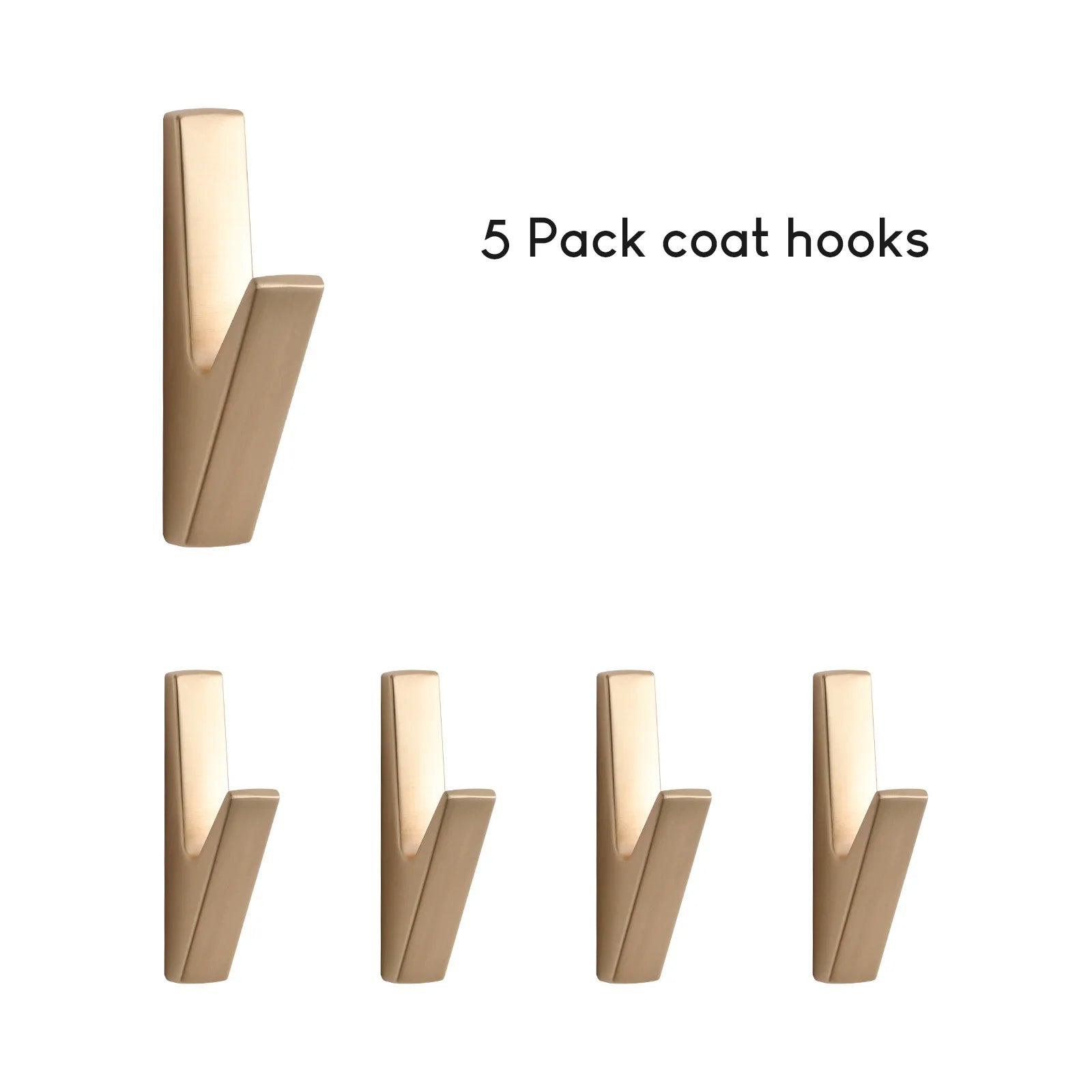 1/5Pcs Towel Hooks Matte Wall Hook for Home Decorative Hoo