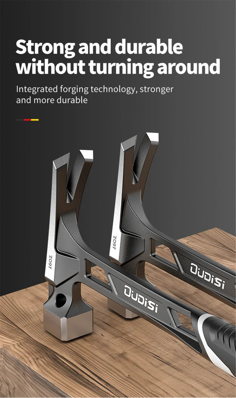 Multifunction Magnetic Claw Hammer for Woodworking Non-slip