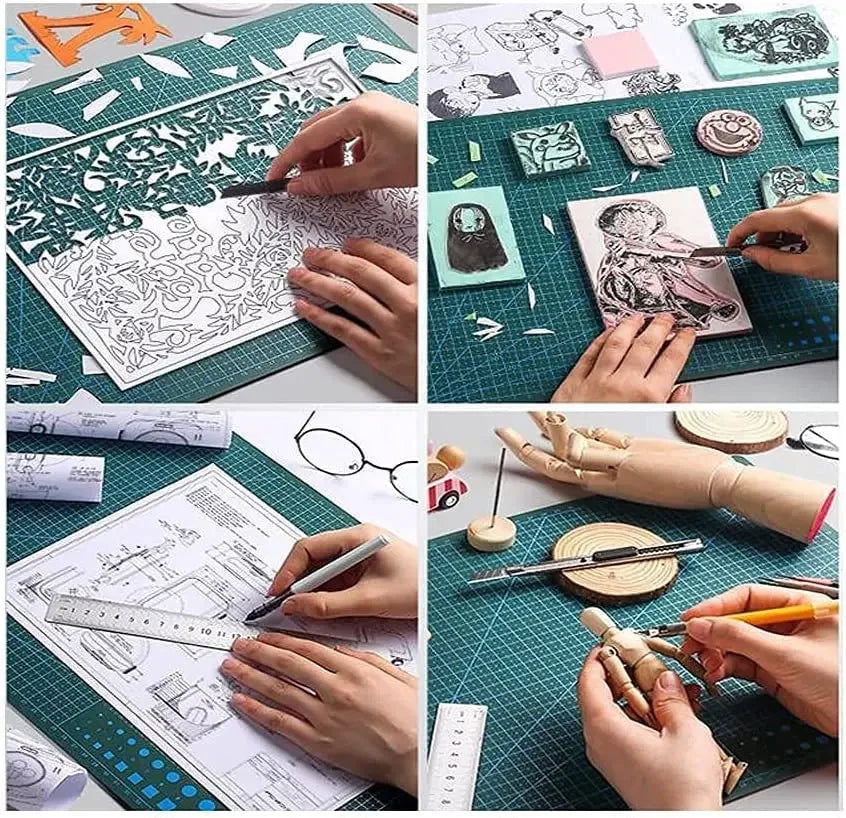 PVC Cutting Mat Workbench Pad for Sewing DIY Leather Craft Knife
