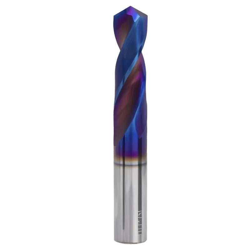 HRC70 Solid Carbide Twist Drill Bit Blue Coated 1mm-17.9mm CNC NC