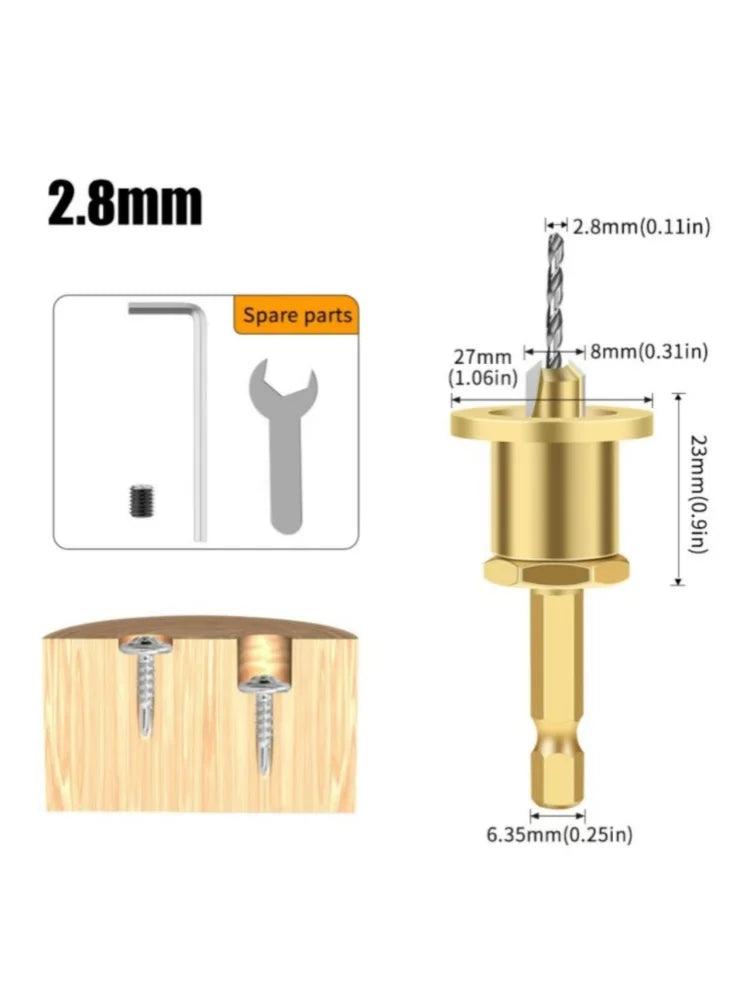 1/5Pcs CNC Adjustable Hexagonal Handle Cutter Woodworking Tools