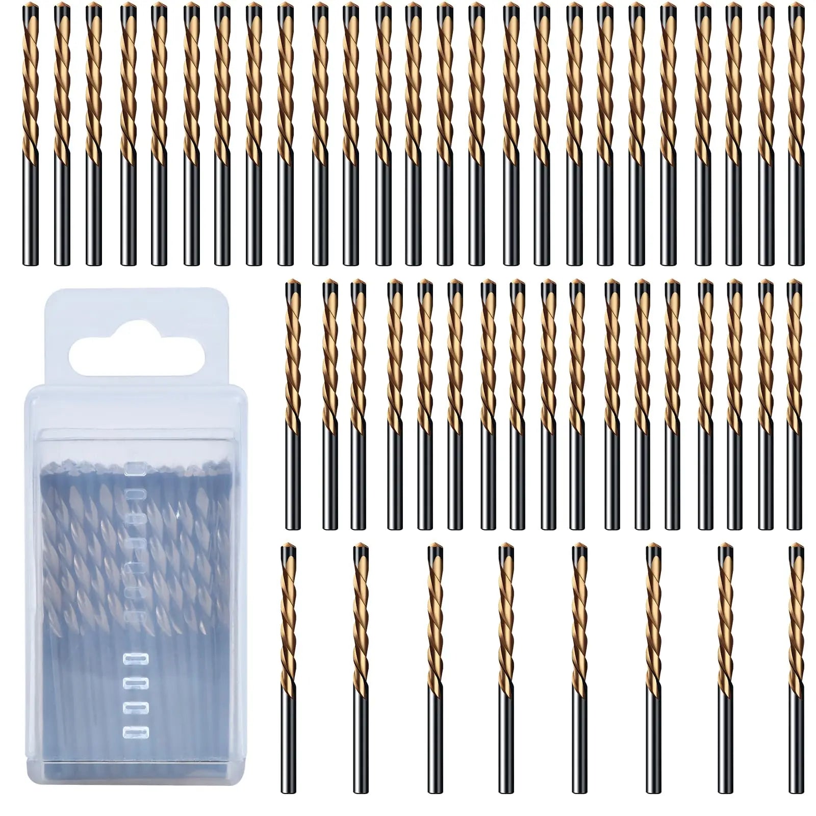 1/8” 50pcs Drywall Router Bits HSS Guide Point Drywall Cutting Drill