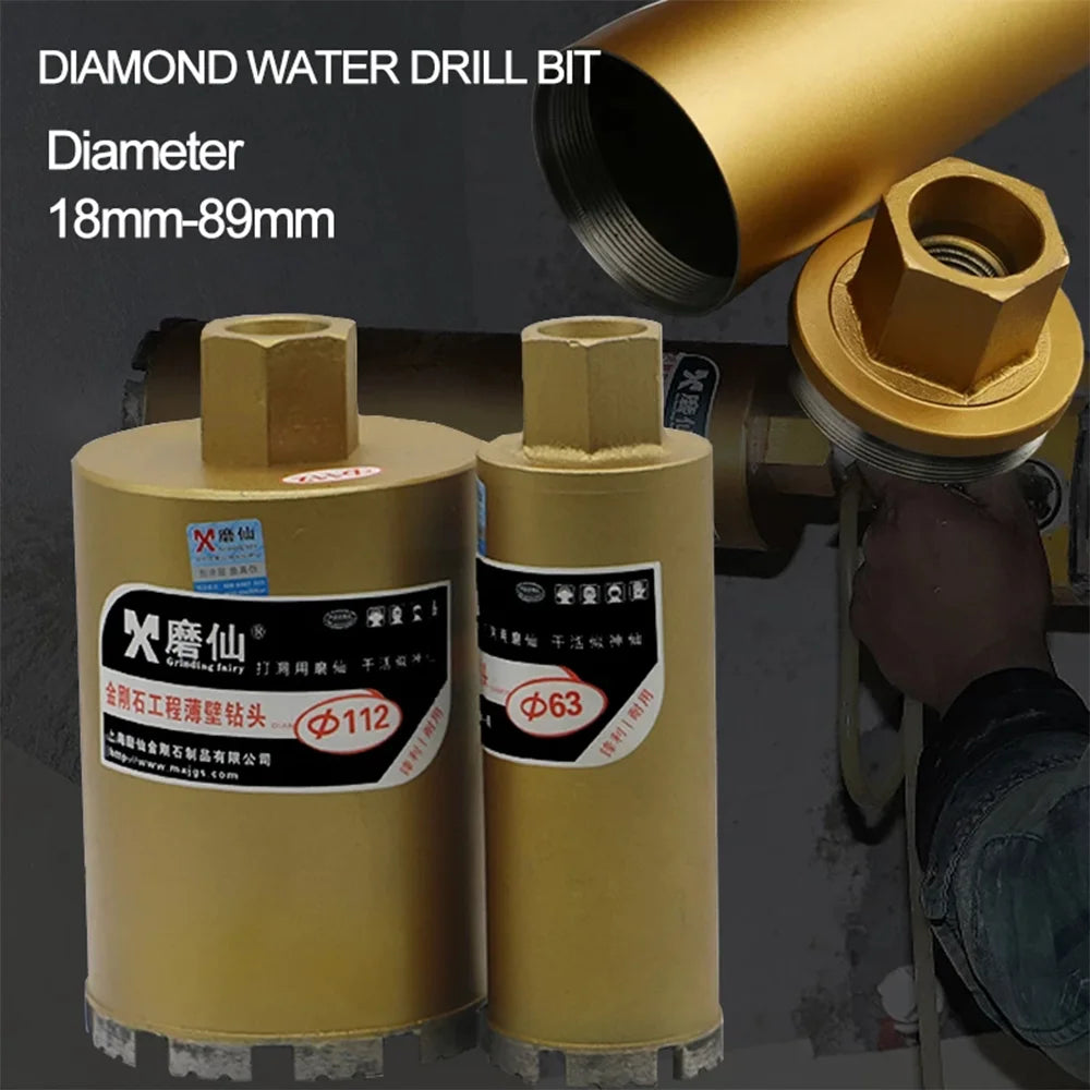 Diamond Core Drill Bit Reinforced Concrete Marble Air Conditioning