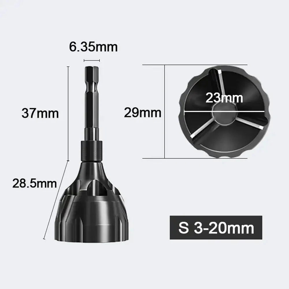 Deburring External Chamfer Tool for Metal High Speed Steel Hex Shank
