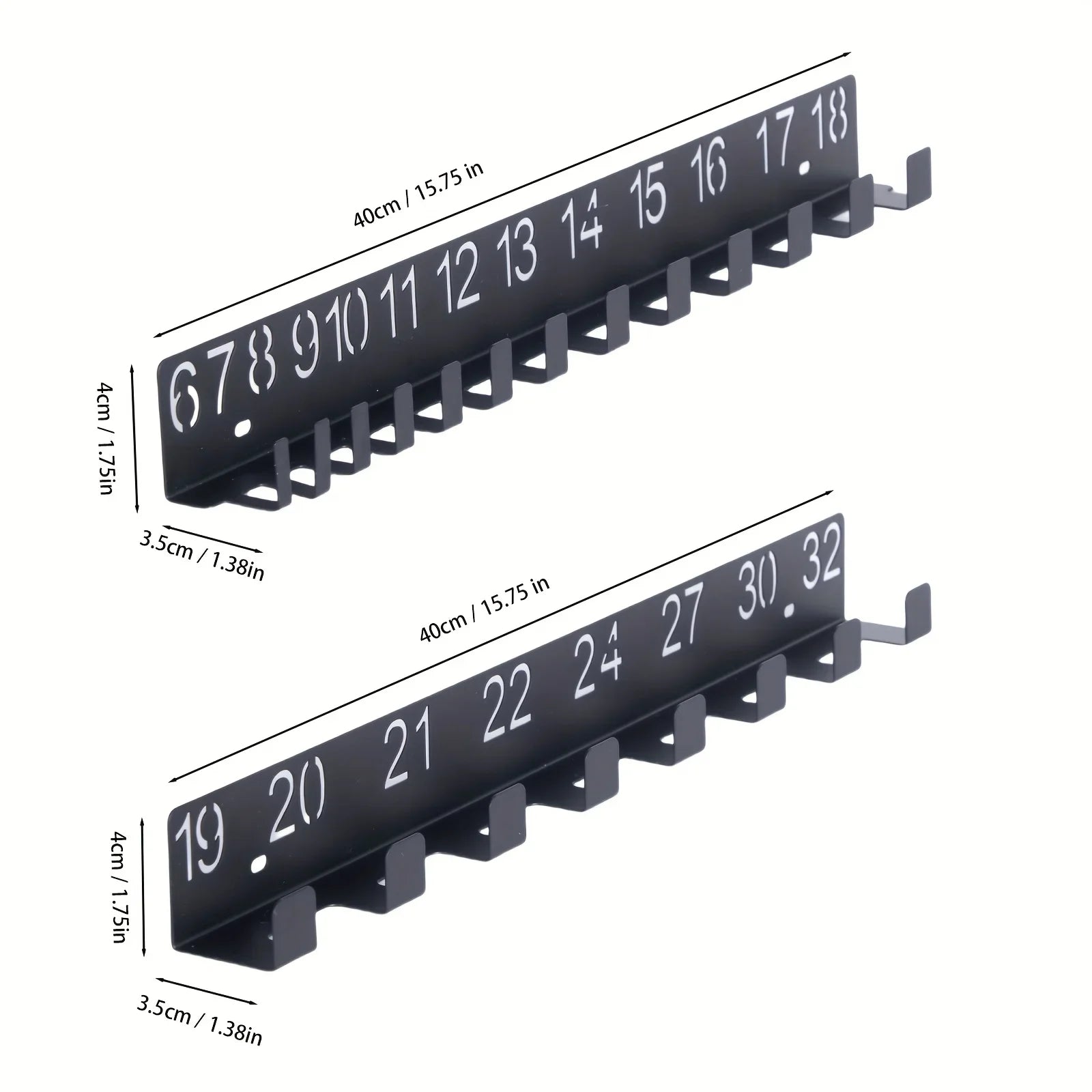 Metal Heavy-Duty Magnetic Tool Organizer Rack