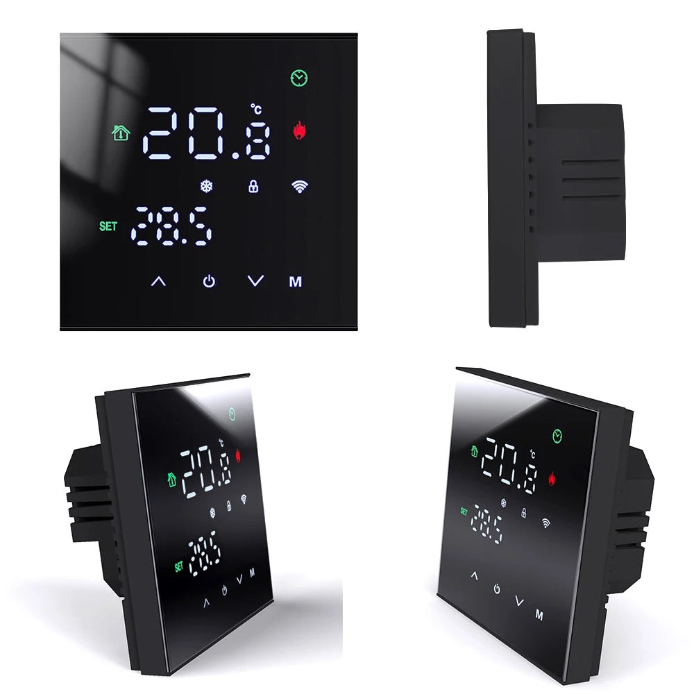 Tuya WiFi Smart Thermostat – LCD Touch Screen for Floor & Gas Heating
