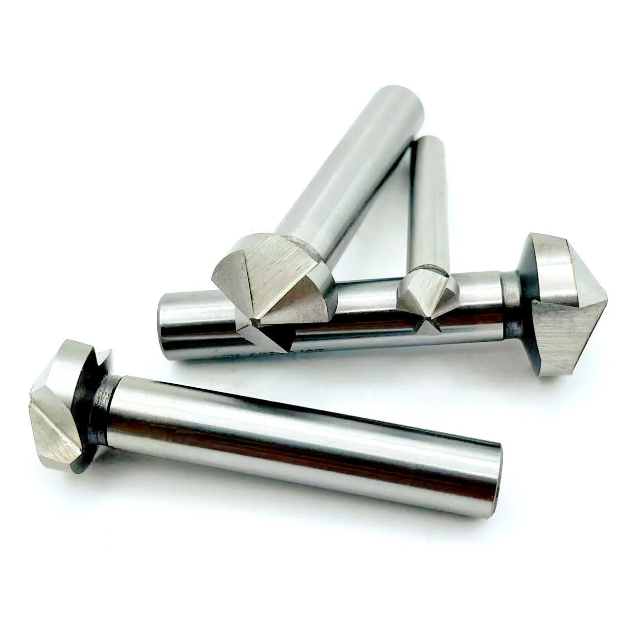 3 Flute 120 degree HSS Countersink chamfering too Wood Steel Chamfer