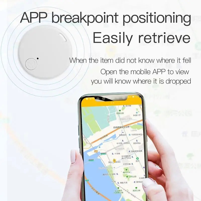 Mini GPS Locator AntiLost Alarm Wallet Keychain Smart Tag