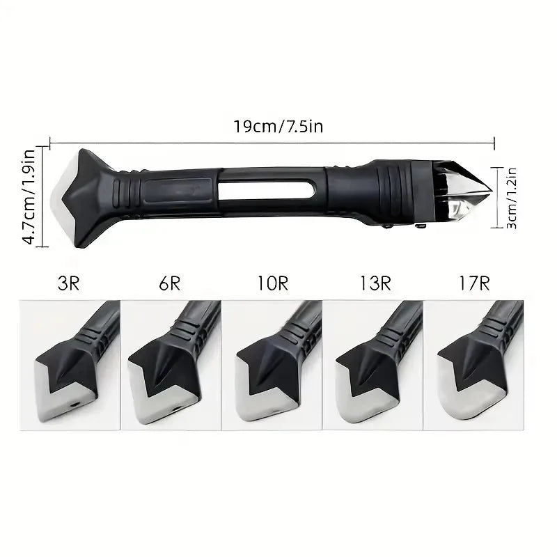 Silicone Scraper Squeegee Glue Remover Knife Caulking Angle Beauty