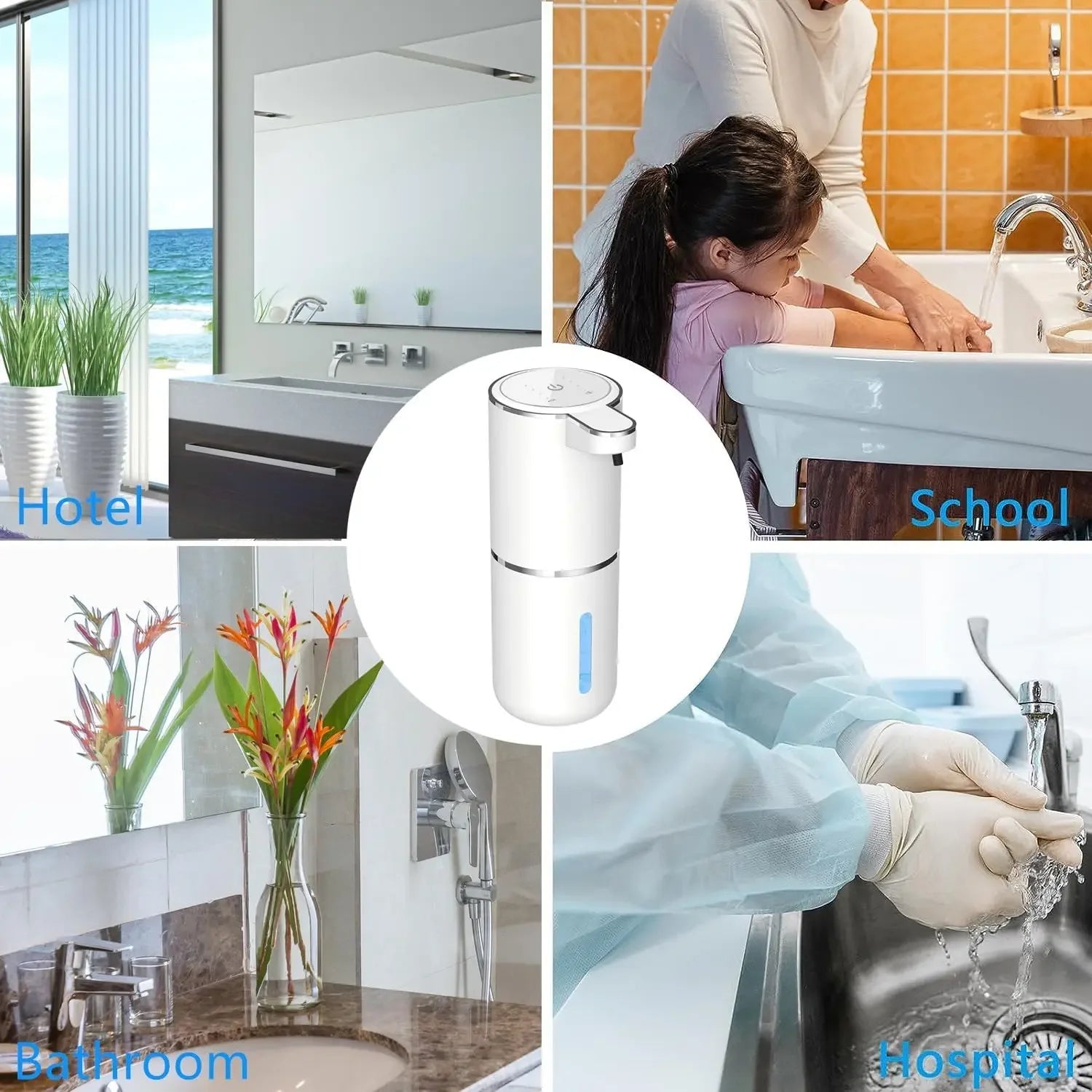 Automatic Liquid/Foma Soap Dispenser, Touchless Electric Dispenser