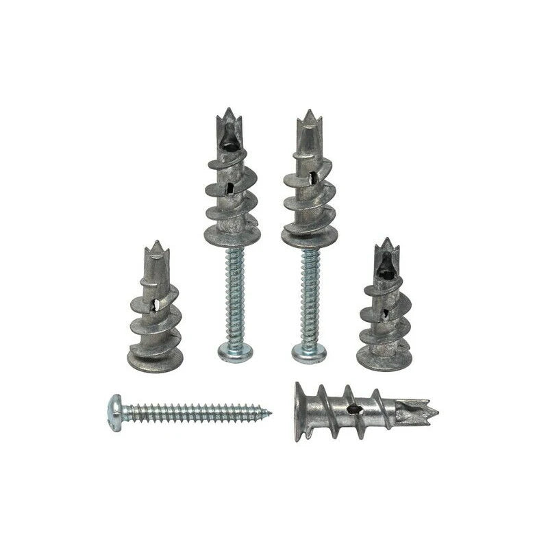 120Pcs  Zinc Alloy Plasterboard Drywall Anchor Hollow Wall