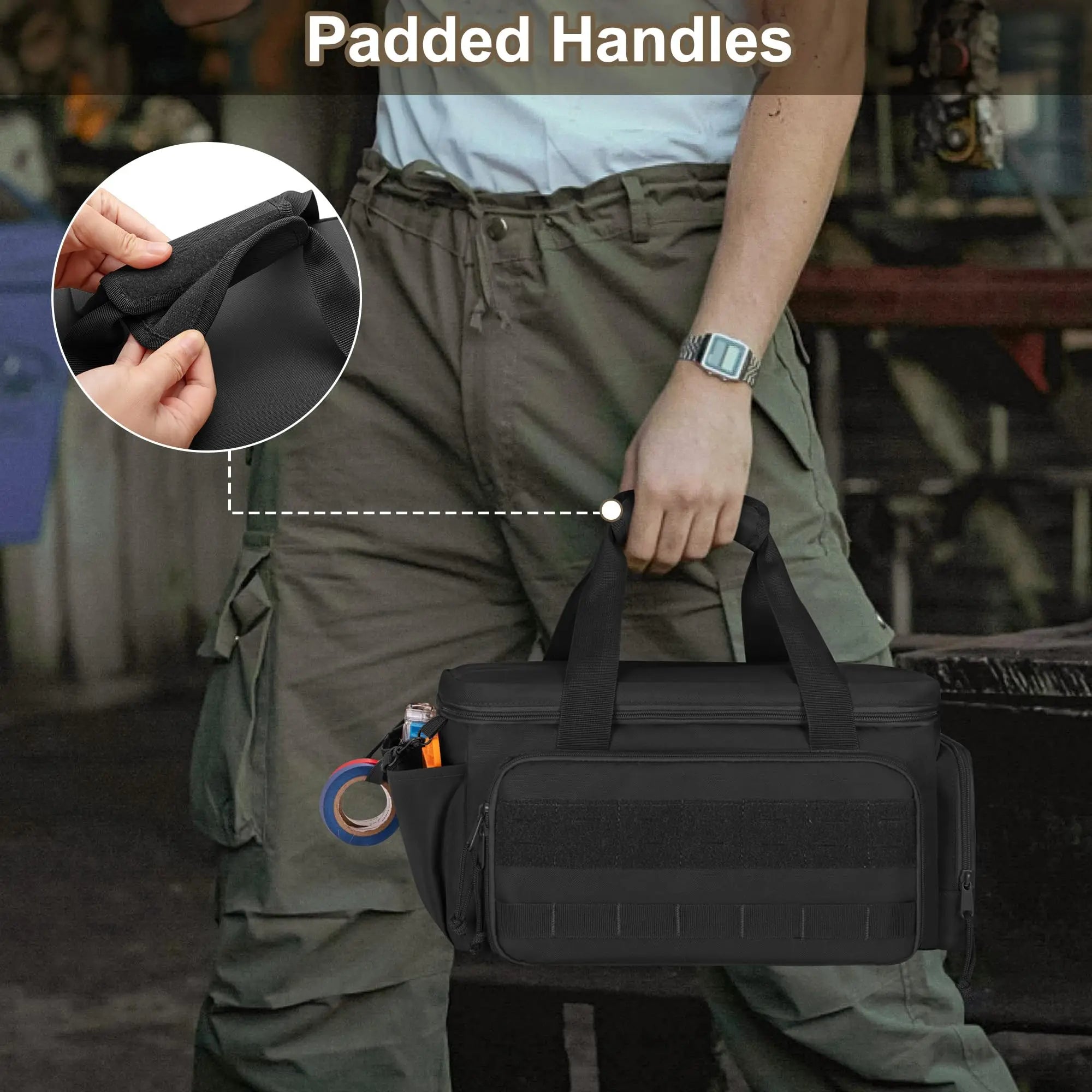 14inch Multifunctional Tool Bag Thickened Large Capacity Waterproofed