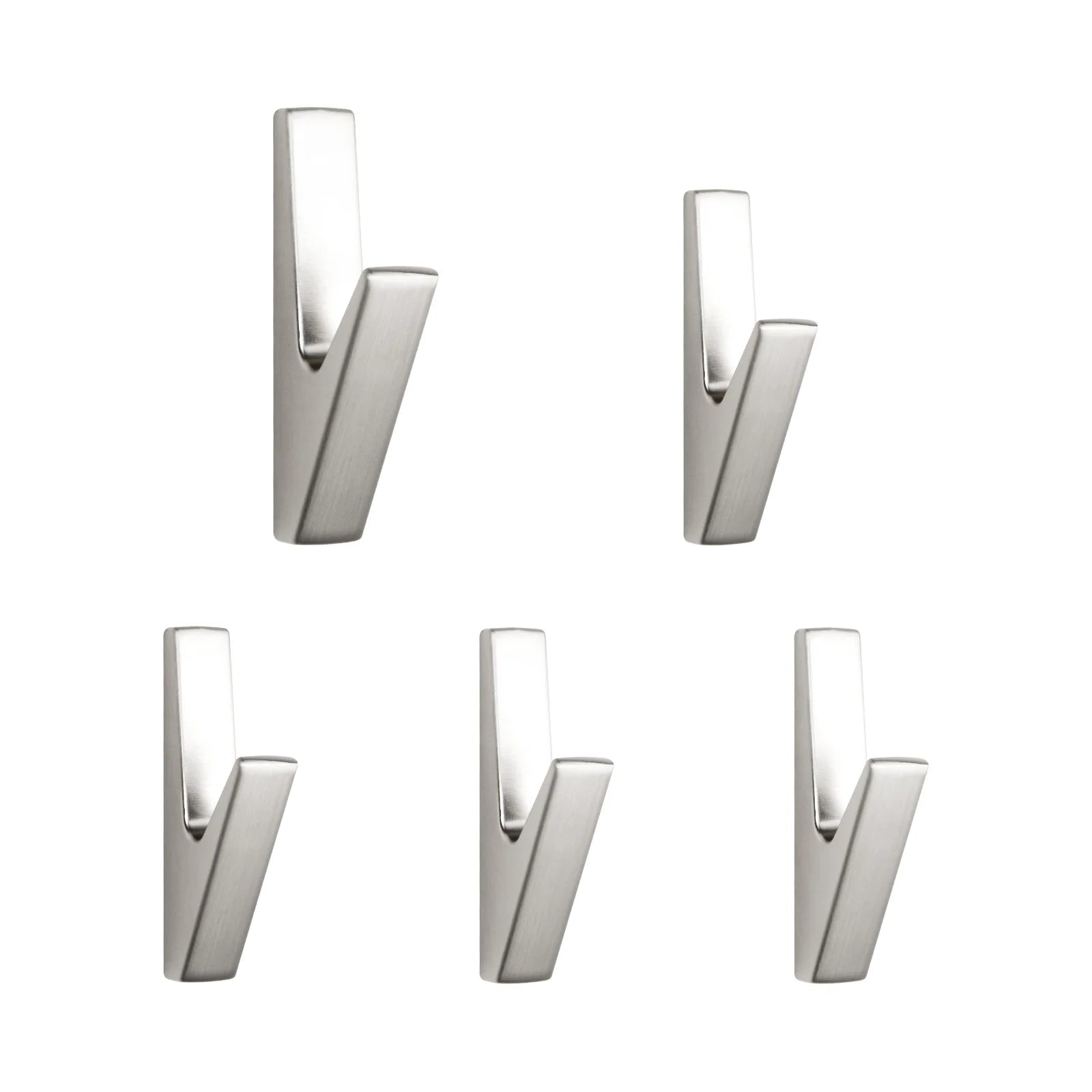 1/5PCS Matte Wall Hooks Bathroom Accessories Coat Hooks To