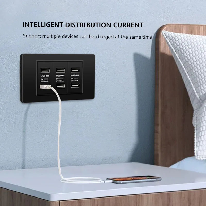 118 Type Brazil Korea Universal usb Wall socket