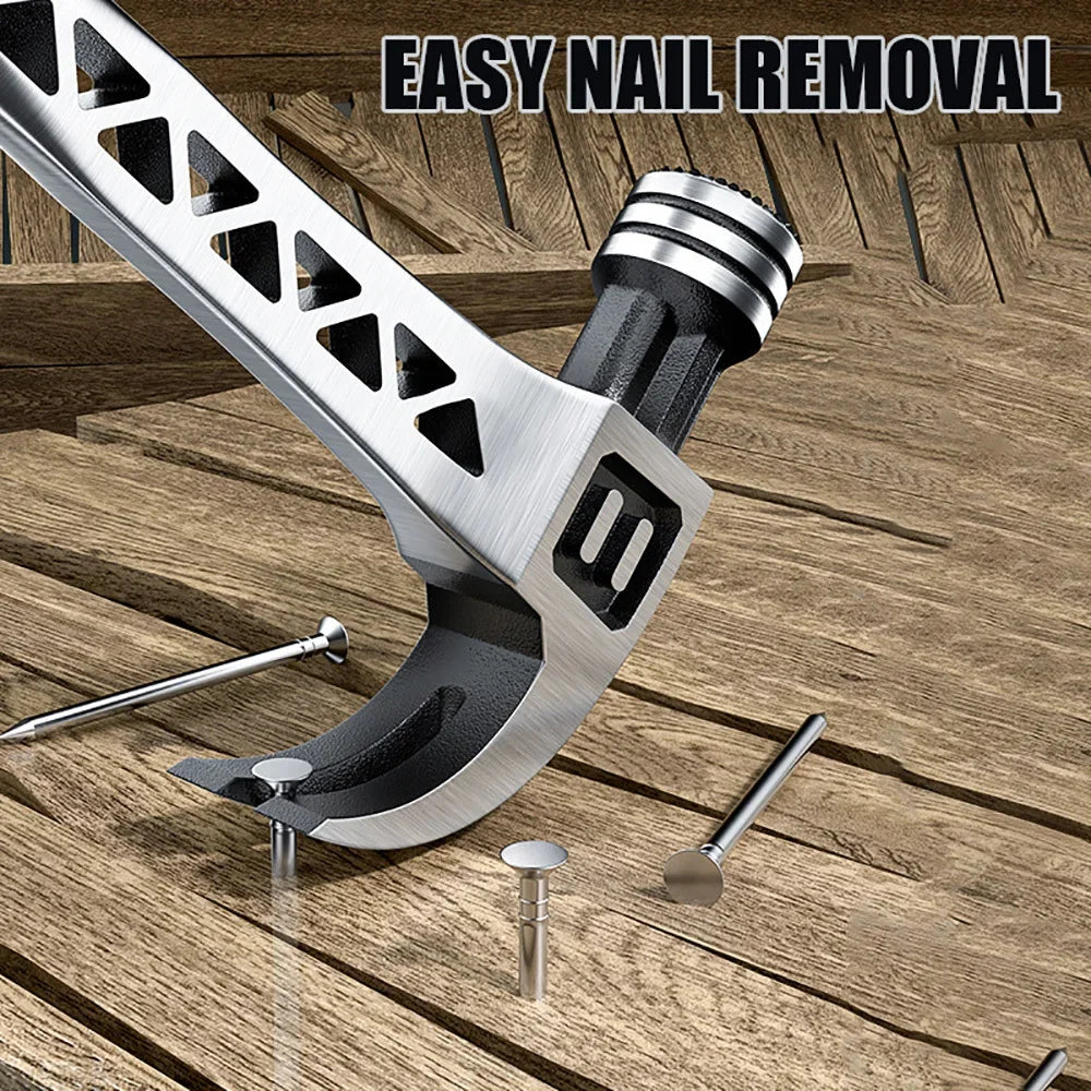 One-Piece Claw Hammer with Shock-Absorbing Handle – BuildKit AU