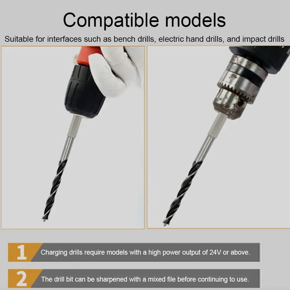 2/2.5/3/3.5/4/4.5/5/5.5/6/6.5mm Hexagonal Handle Three Pointed