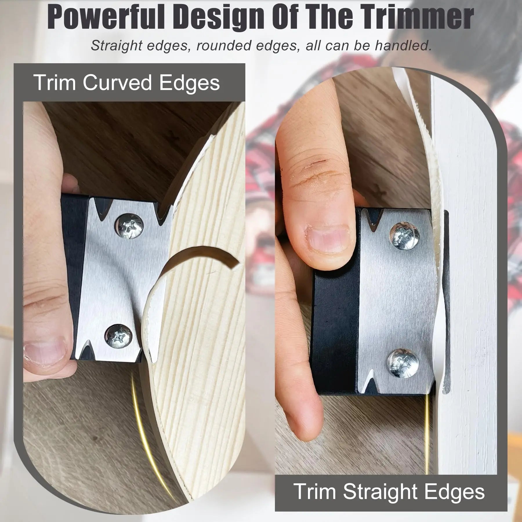 Trimmer Wood Chamfering Fillet Scraper Board Deburring Tool Trimming
