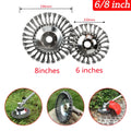 Steel Wire Weed Trimmer Head - 6 Inch