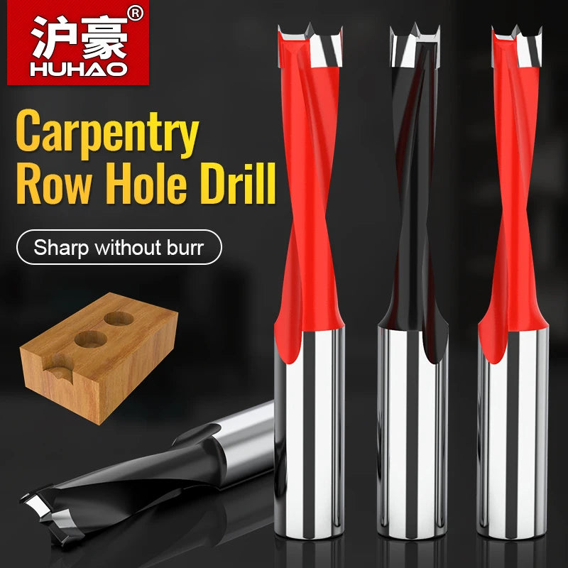 10mm Shank 2-Flute Woodworking Router Drill Bit — Right - View 1