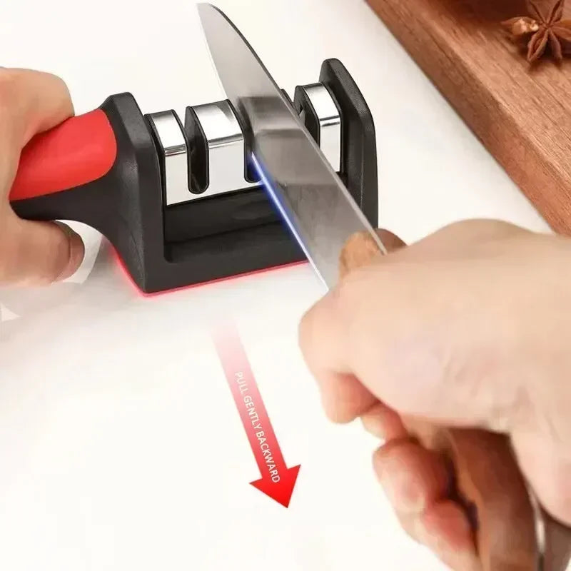 3-Segment Knife Sharpener Knife Sharpeners for Kitchen Knives
