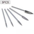 5pc Carving Knife Set Steel Sharp Edges Woodworking Tools Three