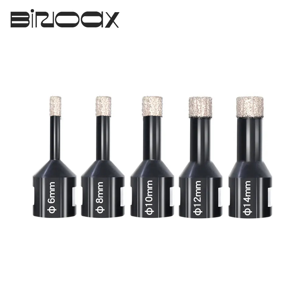 M14 Diamond Dry Core Drill Bits — 6mm to 16mm for Tile  - View 1