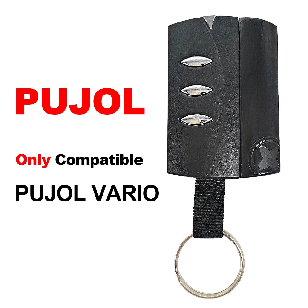 2pcs PUJOL VARIO Garage Door Remote Control 433.92mhz Only Compatible