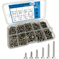 400-piece M3 stainless steel self-tapping screw set, 6mm, 8mm, 10mm