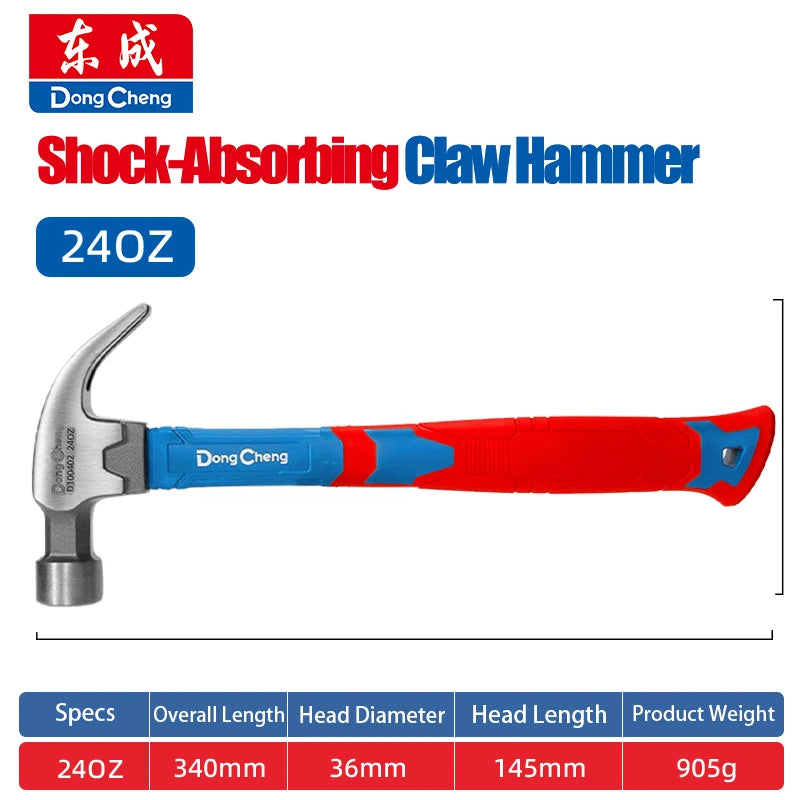 Claw Hammer 8OZ/16OZ/24OZ Claw Framing Hammer with High-carbon Steel