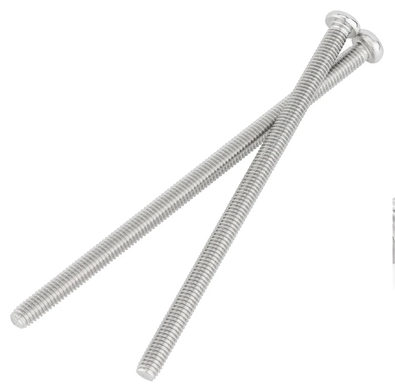 M4 Extended Screw Stainless Steel Round Head Extra Long Switch Box