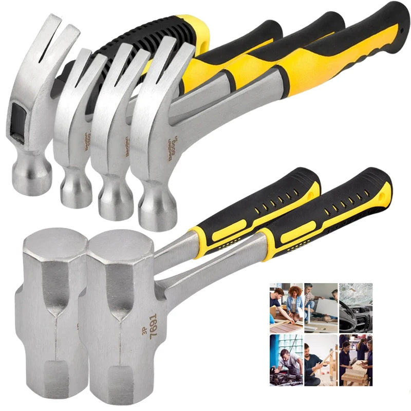 Claw Hammer 2P 3P Heavy Duty Octagonal Hammer Nail Lifting Crushing