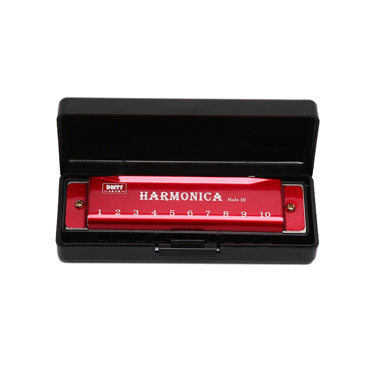 Harmonica Key of C 10 Hole Diatonic Harmonica C with Case for