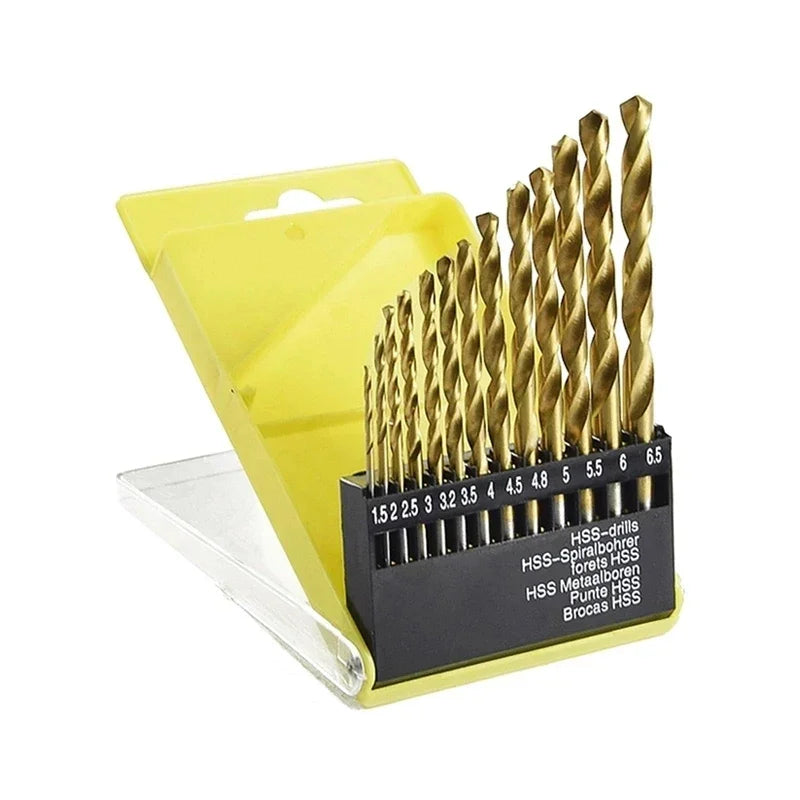 13pcs M35 Cobalt Round Straight Handle Metric Drill bit Set