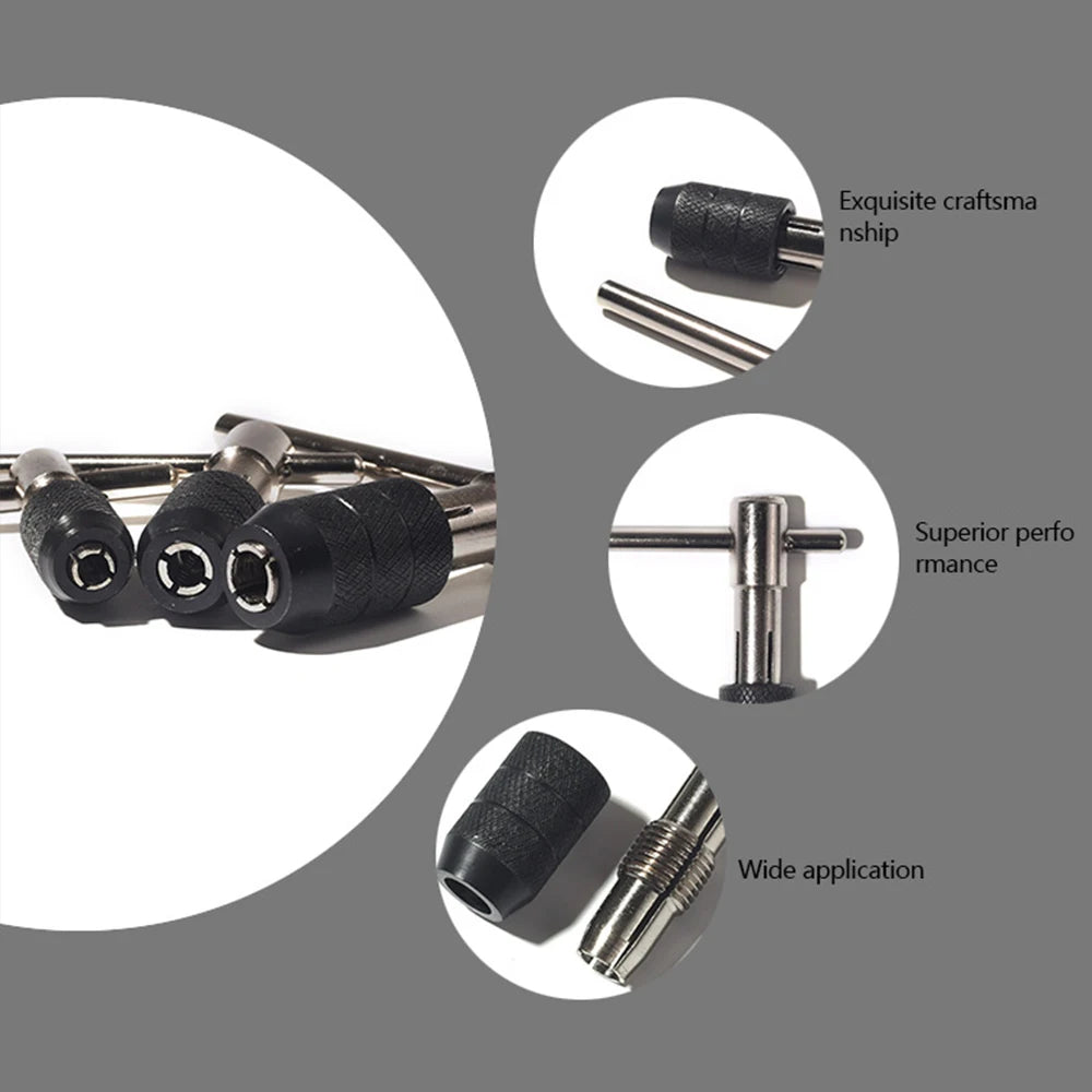 T-type 3mm to 6mm hand tap wrench thread tapping tool set hand wrench