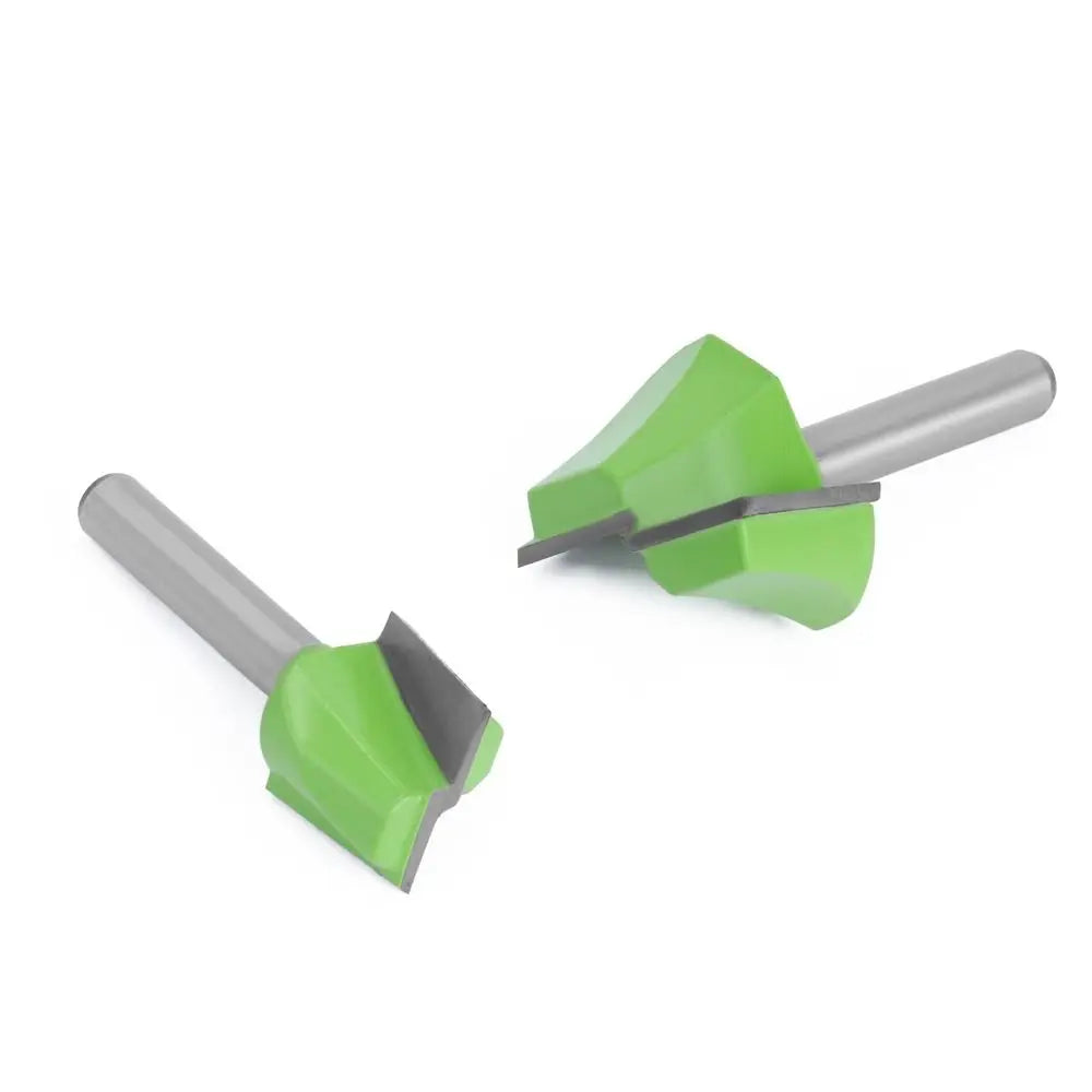 6.35mm Shank Router Bit Bottom Cleaning Trimming Machine Bit Carbide