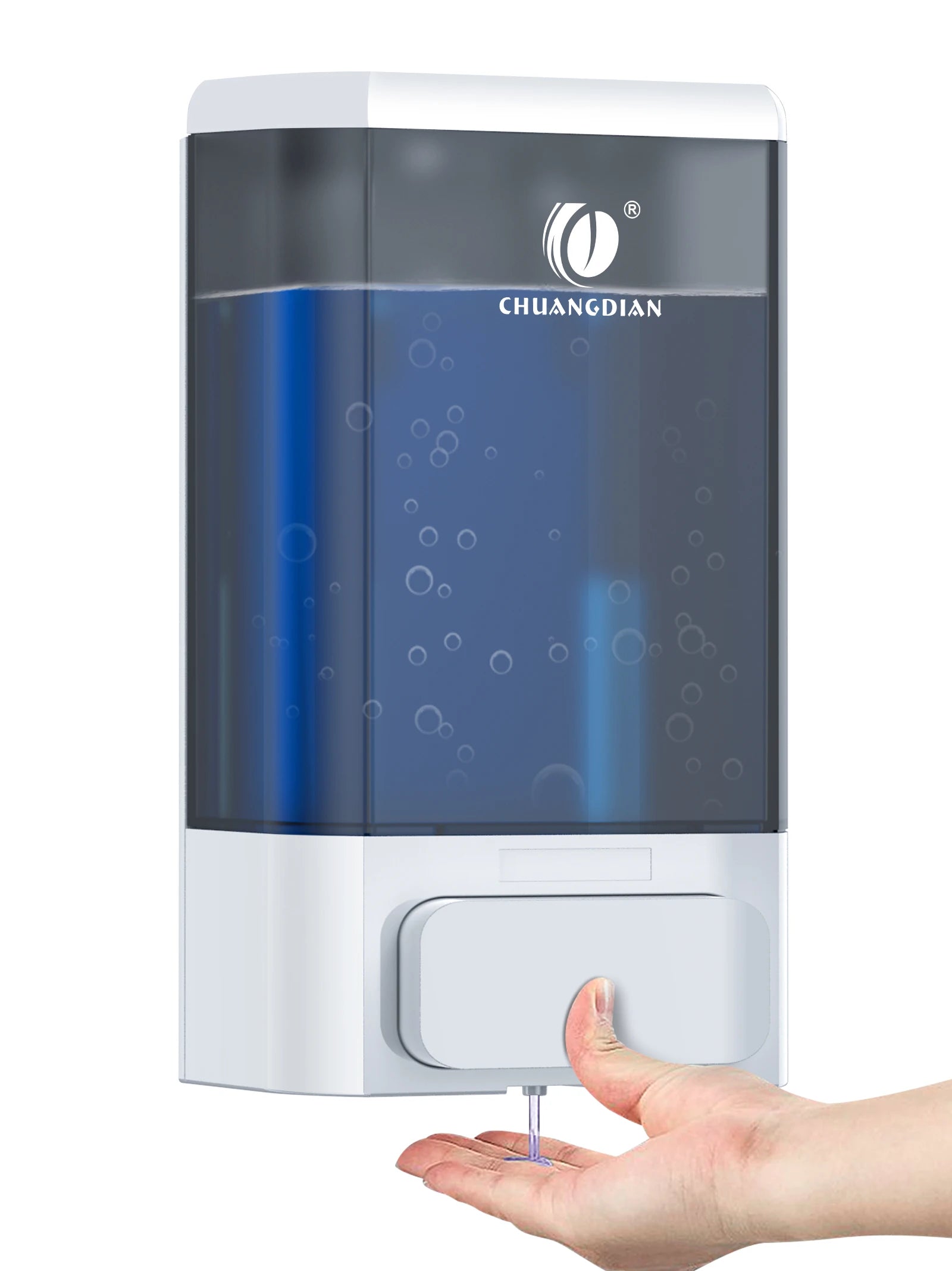 1000ML Shower Soap Dispenser Bathroom Wall Mounted Liquid Soap Disp