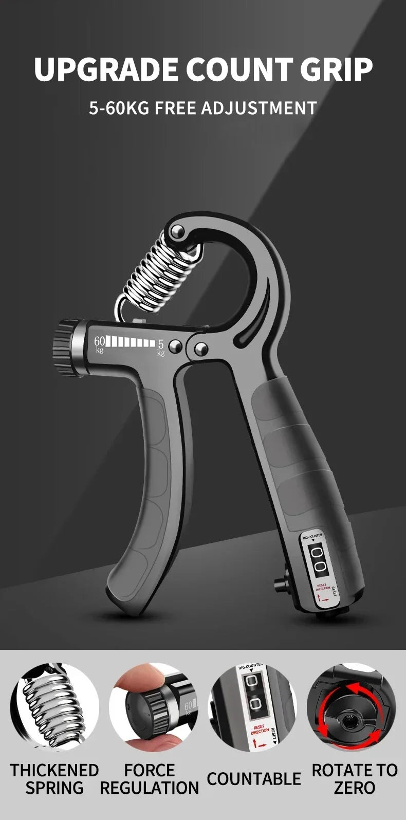 Gripper Kits Countable Strength Exercise Pliers Finger Exercise