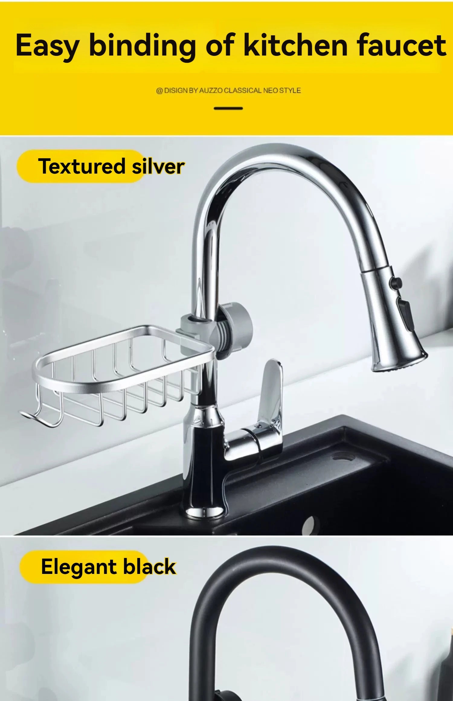 Shower Rack Bathroom Punch-Free Space Aluminum Shower Room Shower Rod