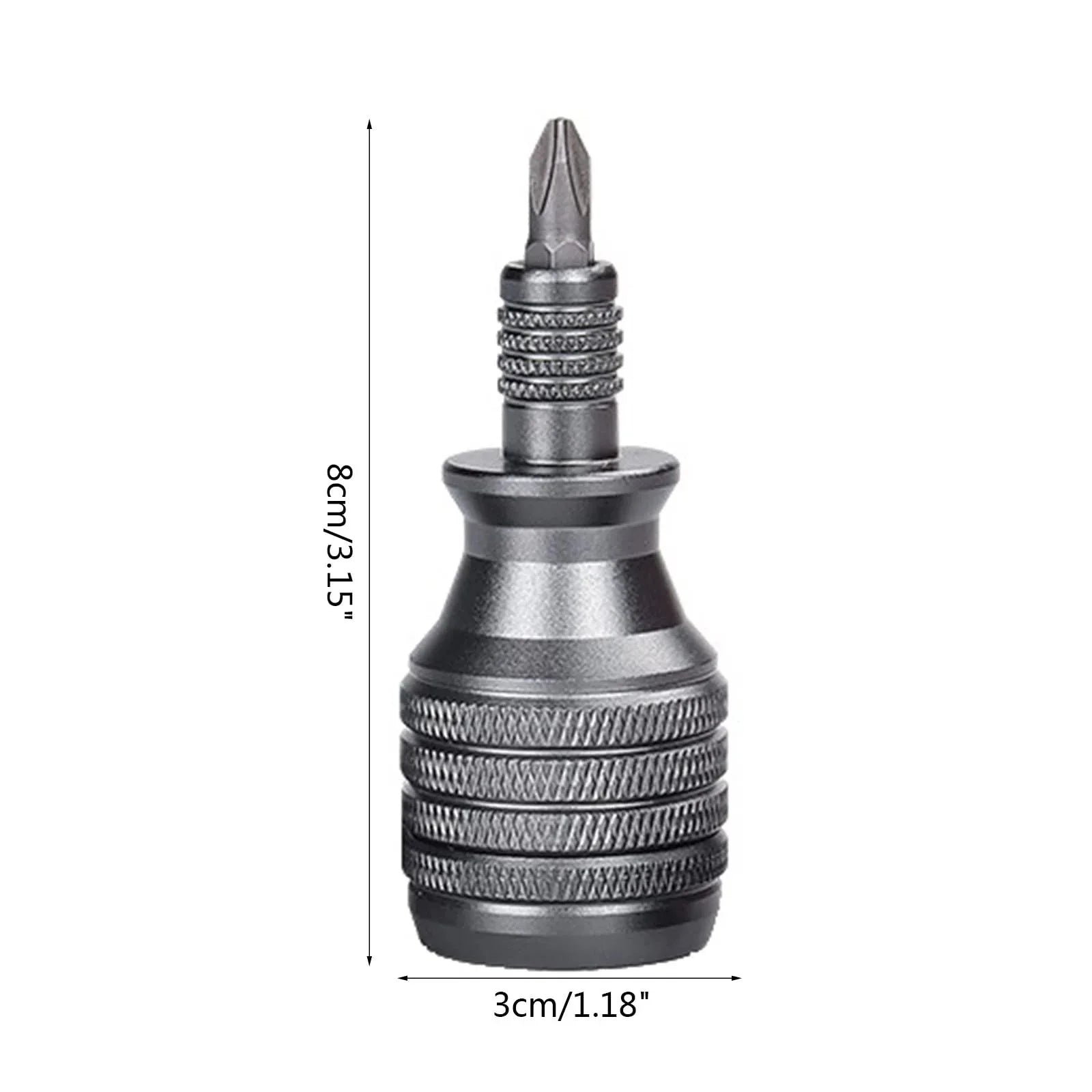 7-in-1 Industrial Mini Screwdriver Set - Aluminum Alloy Handle with